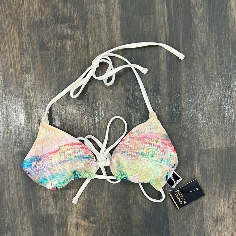 Ninety Six Degrees Sequin Bikini Top
